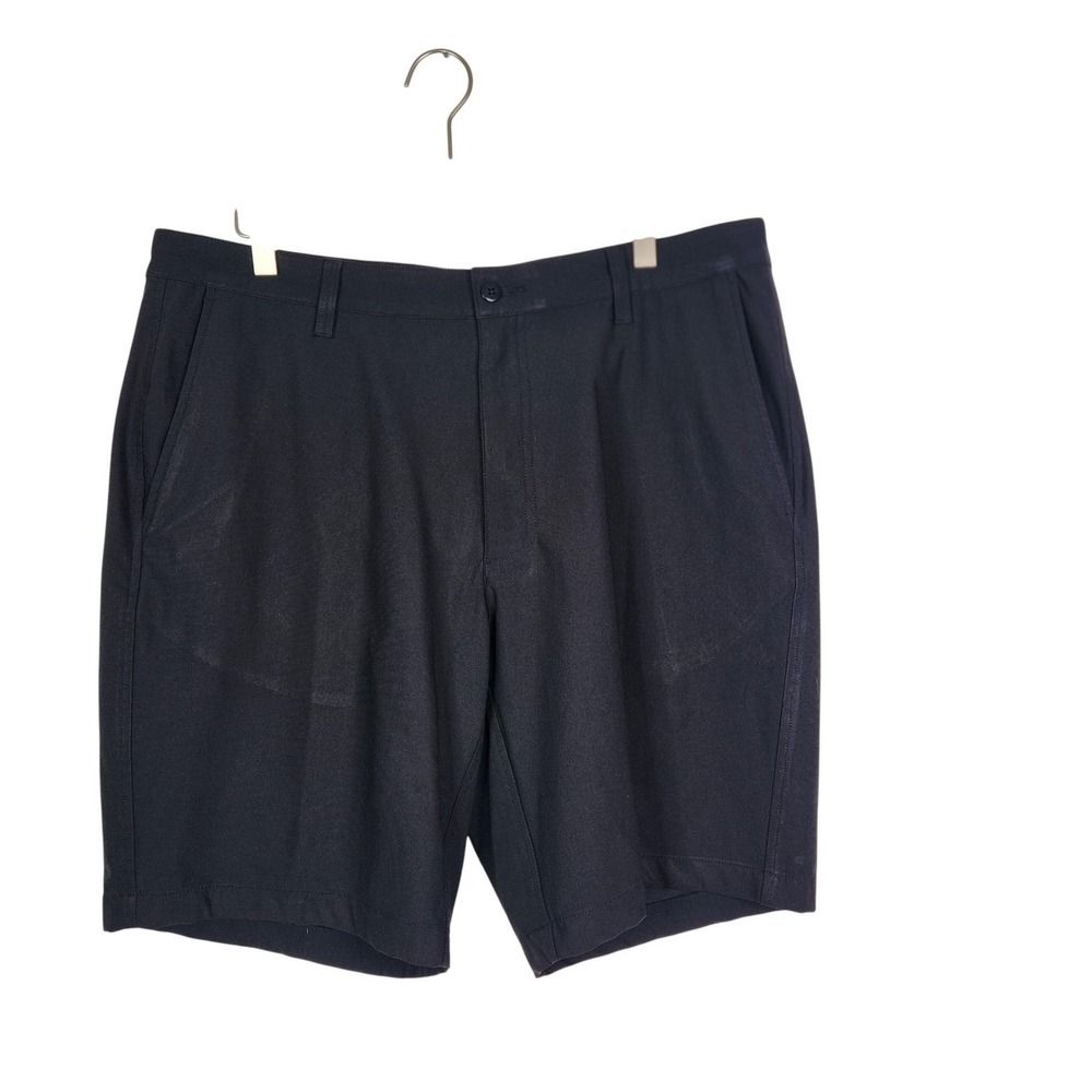 FOOTJOY Shorts Mens 36 Black Golf Performance‎ Flat Front Lightweight Casual
